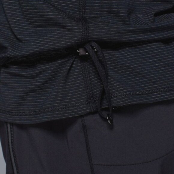 Lululemon Hustle & Bustle TankBlack / Pretty Palm Black Angel Wing size 12 - Picture 6 of 11